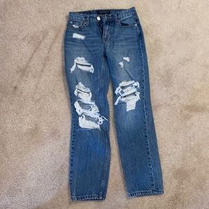 AEROPOSTALE Ripped Mom Jeans